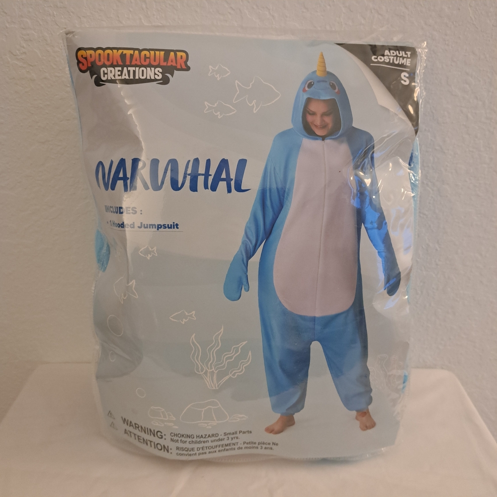 Spooktacular Creations Blue Narwhal Adult Costume